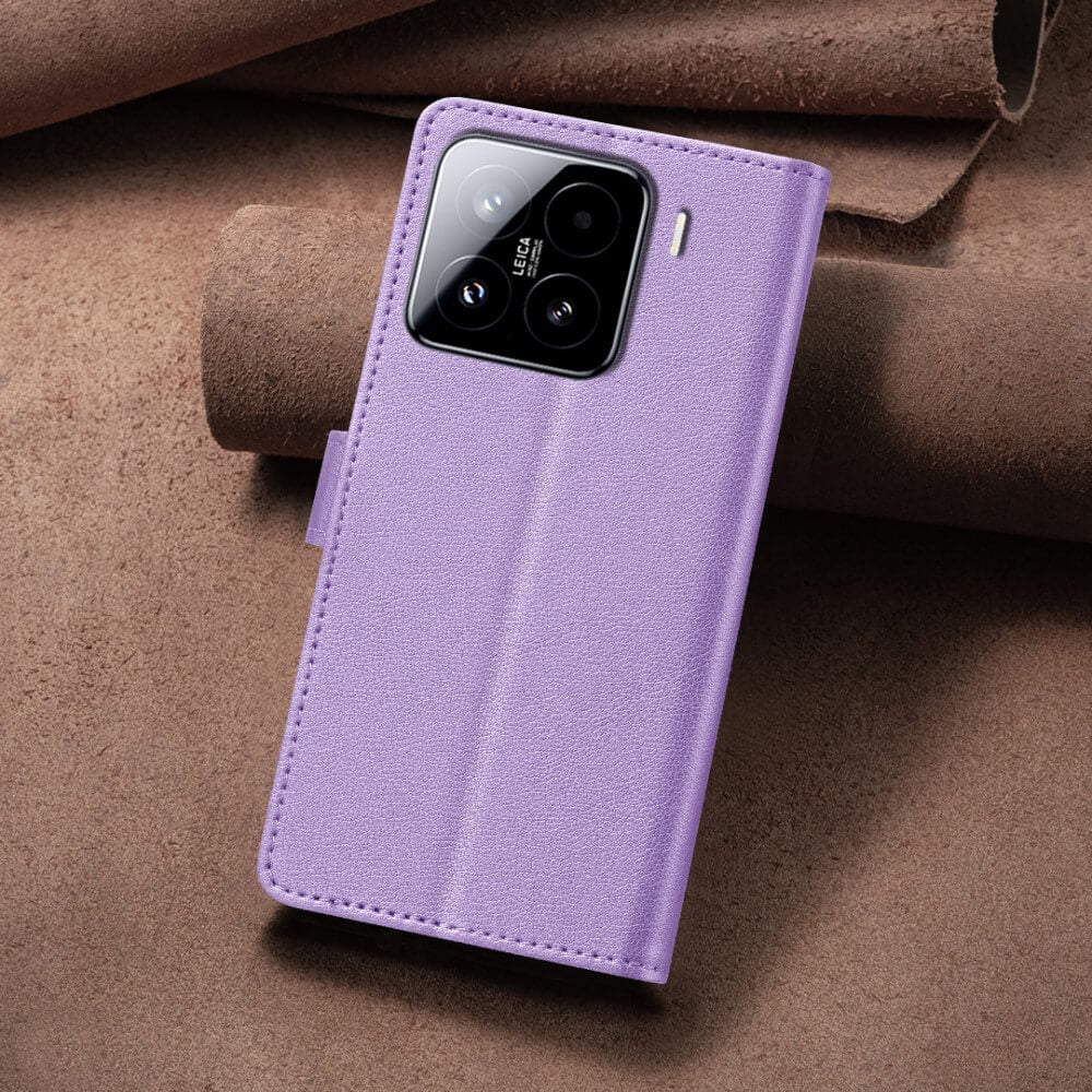 Xiaomi 15 Pro - BINFEN Leder Etui Hülle mit RFID Blocker
