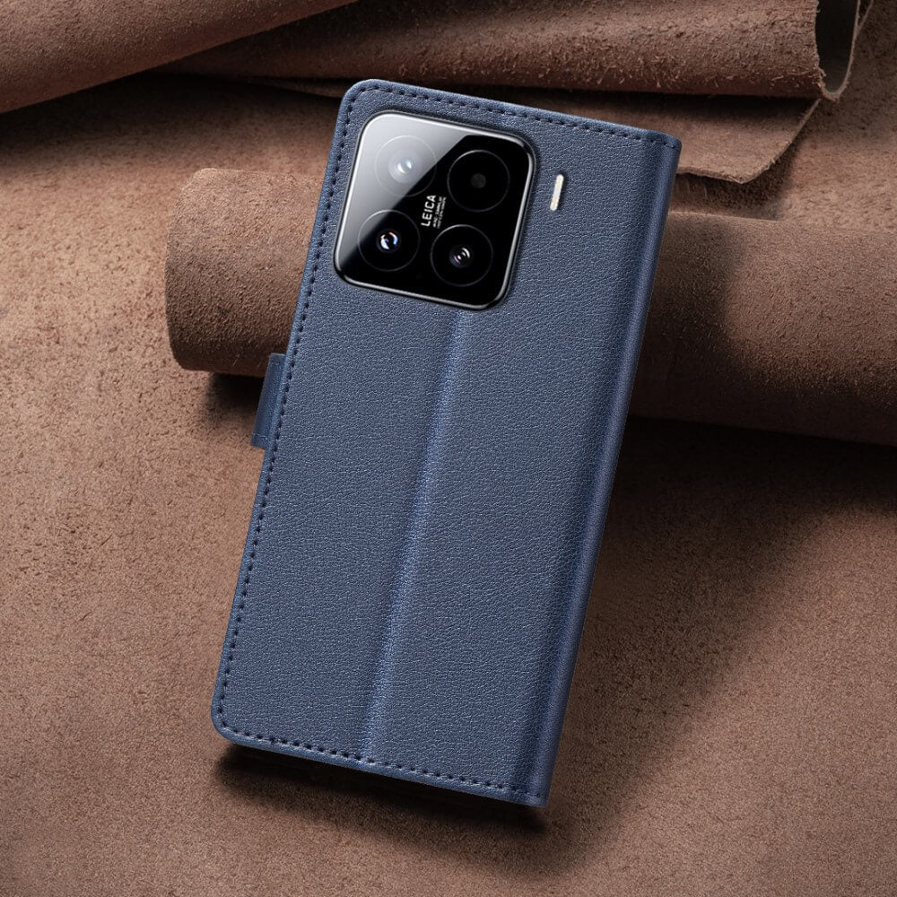 Xiaomi 15 Pro - BINFEN Leder Etui Hülle mit RFID Blocker