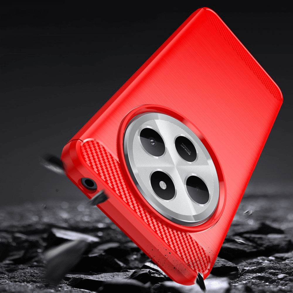 Xiaomi Redmi 14C / Poco C75 - Metall Carbon Look Hülle