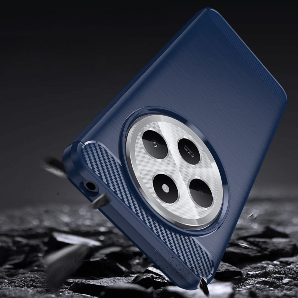 Xiaomi Redmi 14C / Poco C75 - Metall Carbon Look Hülle