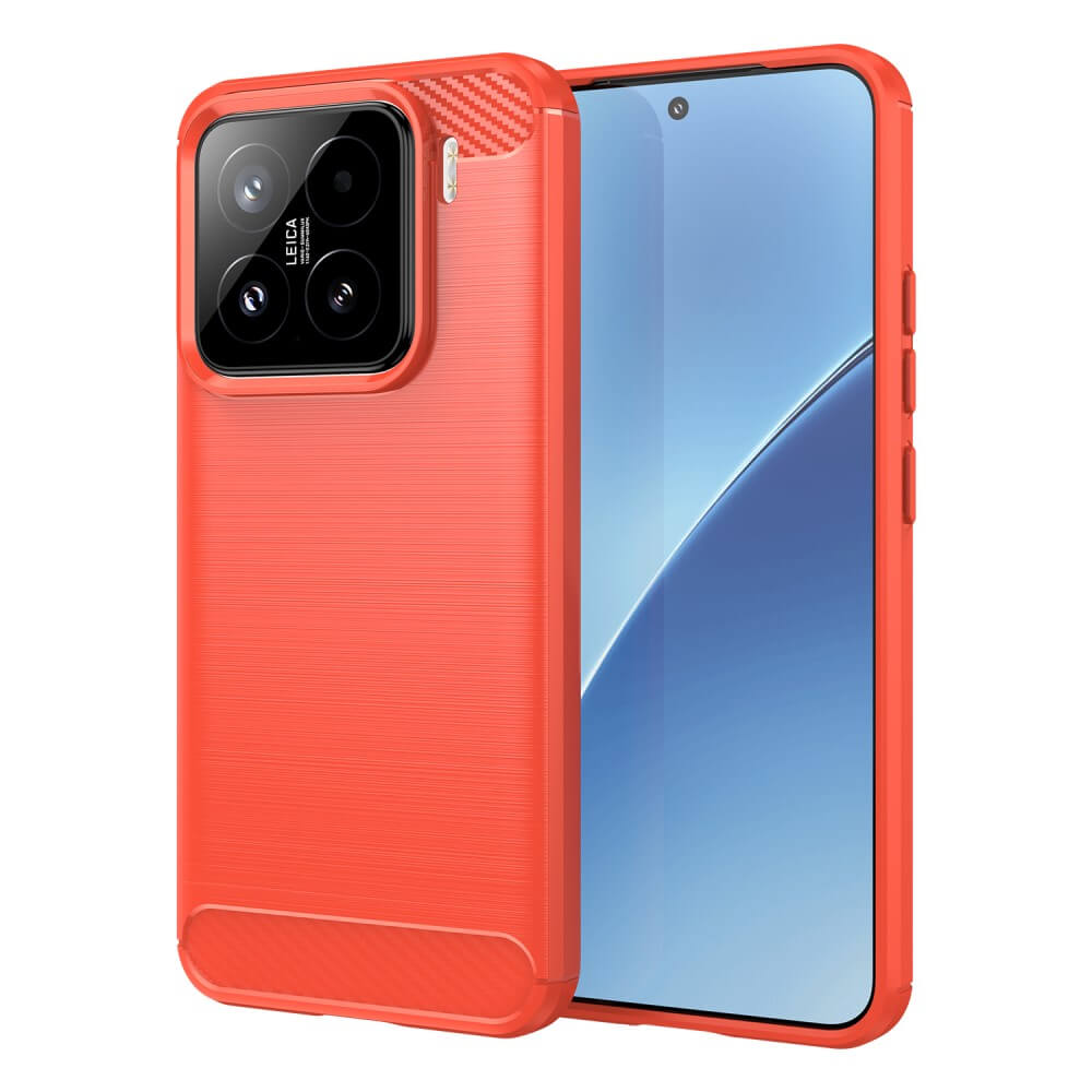 Xiaomi 15 - Coque look métal carbone