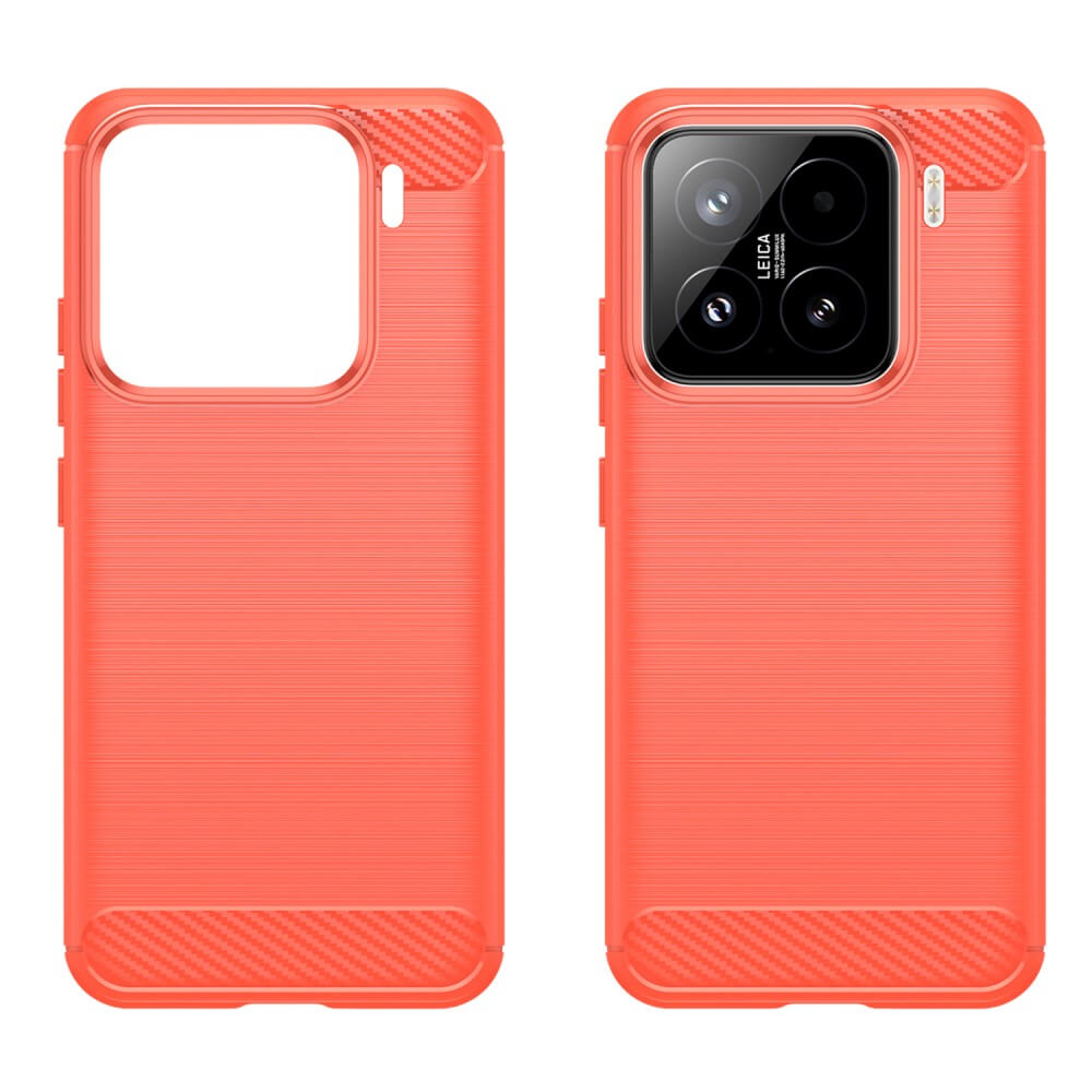 Xiaomi 15 - Coque look métal carbone
