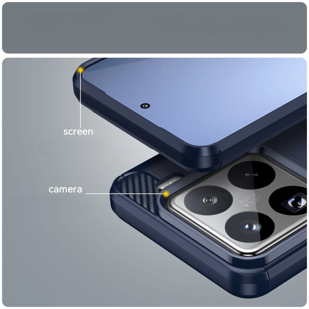 Xiaomi 15 Pro - Metall Carbon Look Hülle