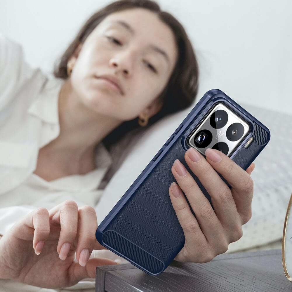 Xiaomi 15 Pro - Metall Carbon Look Hülle