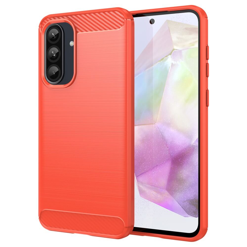 Galaxy A36 / A56 5G - Coque look métal carbone