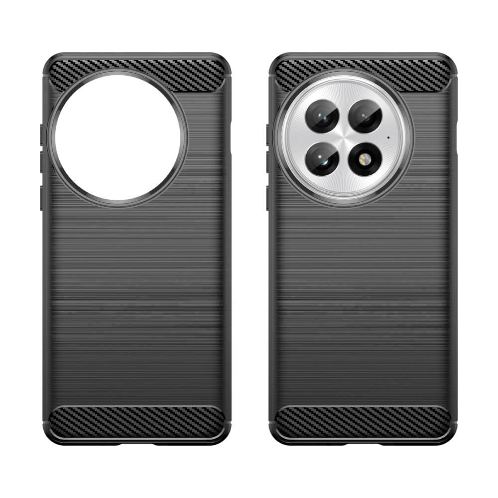 OnePlus 13 - Coque look métal carbone