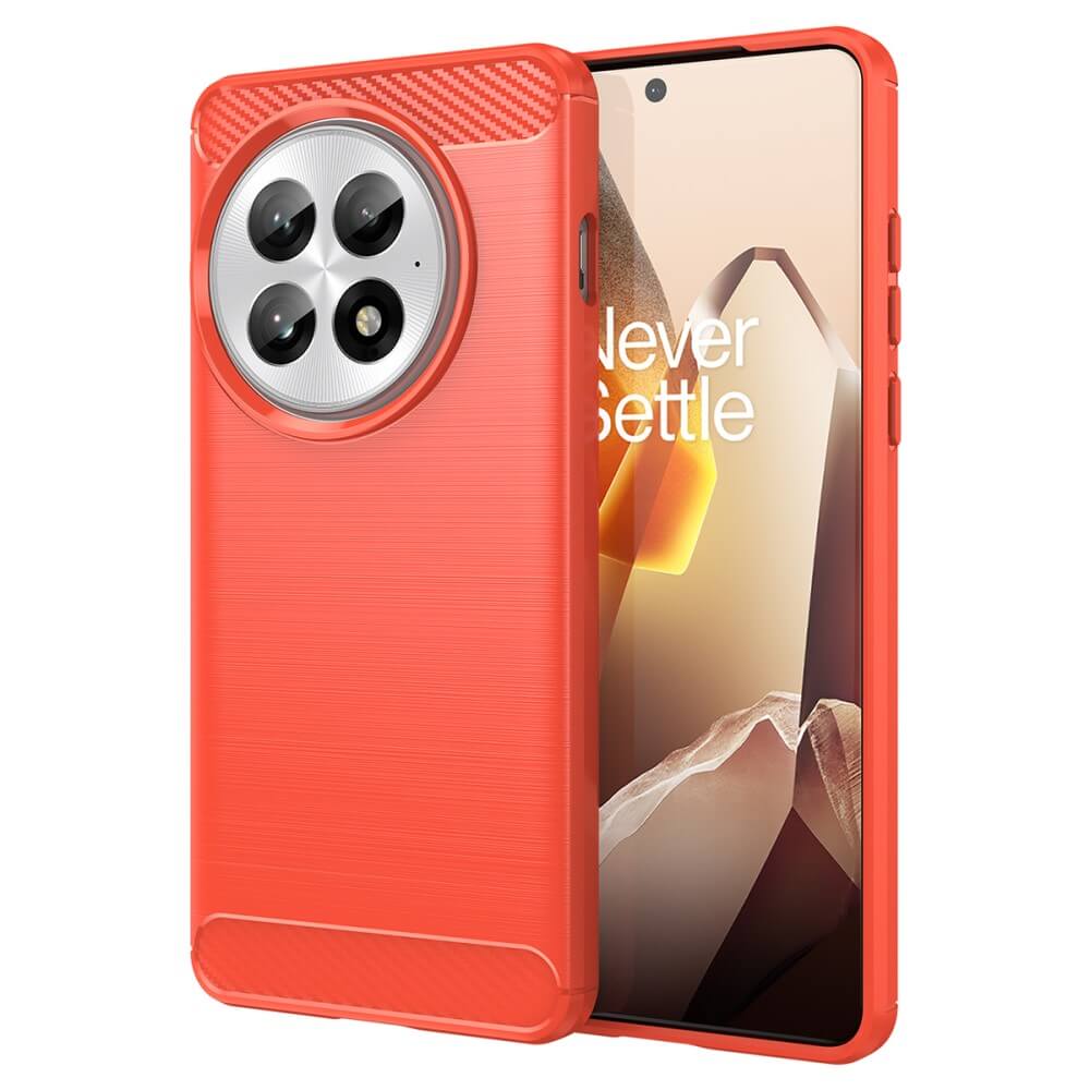 OnePlus 13 - Coque look métal carbone