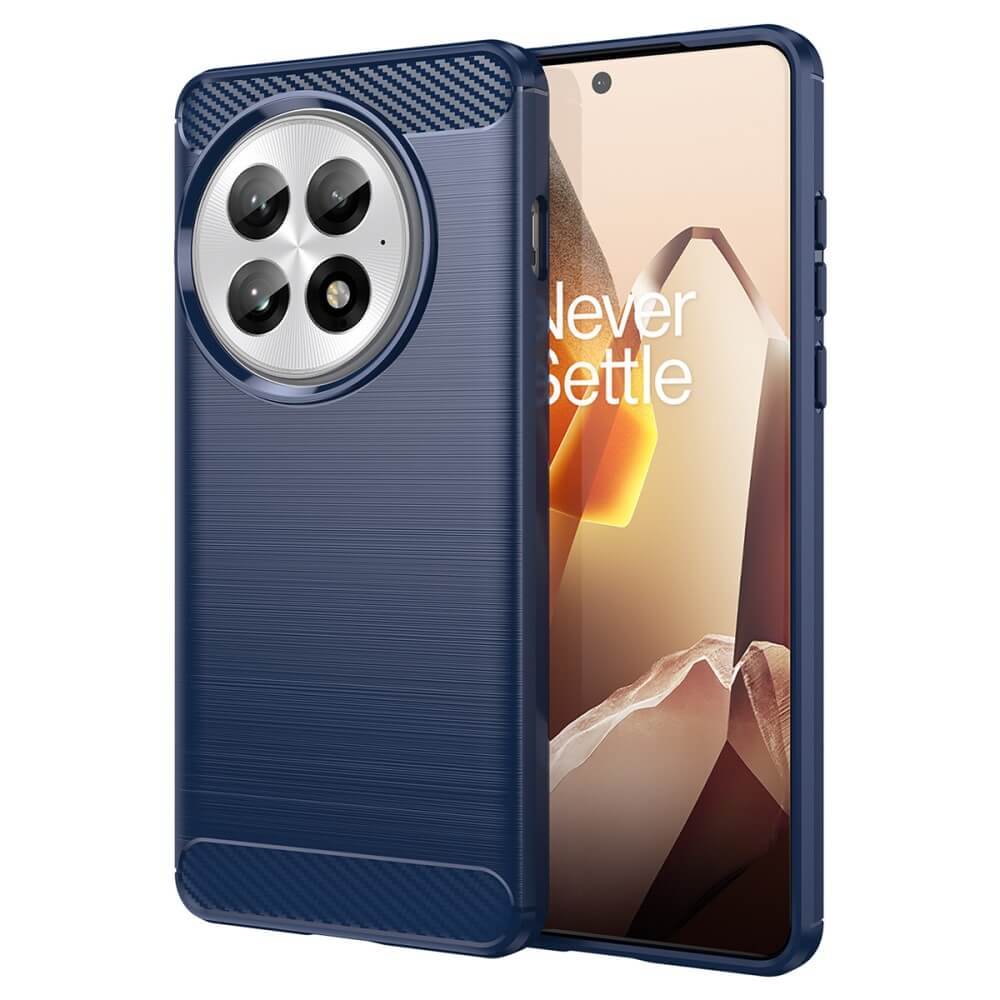 OnePlus 13 - Coque look métal carbone