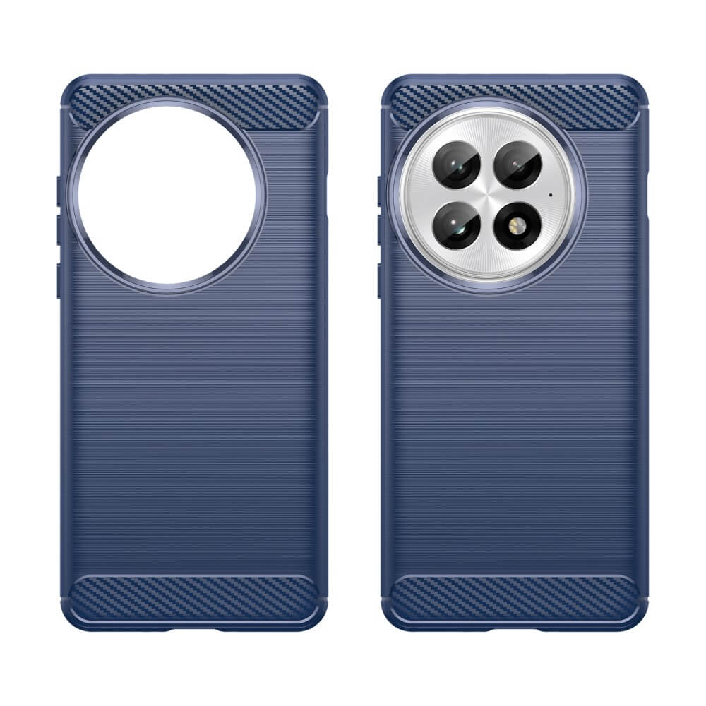 OnePlus 13 - Coque look métal carbone