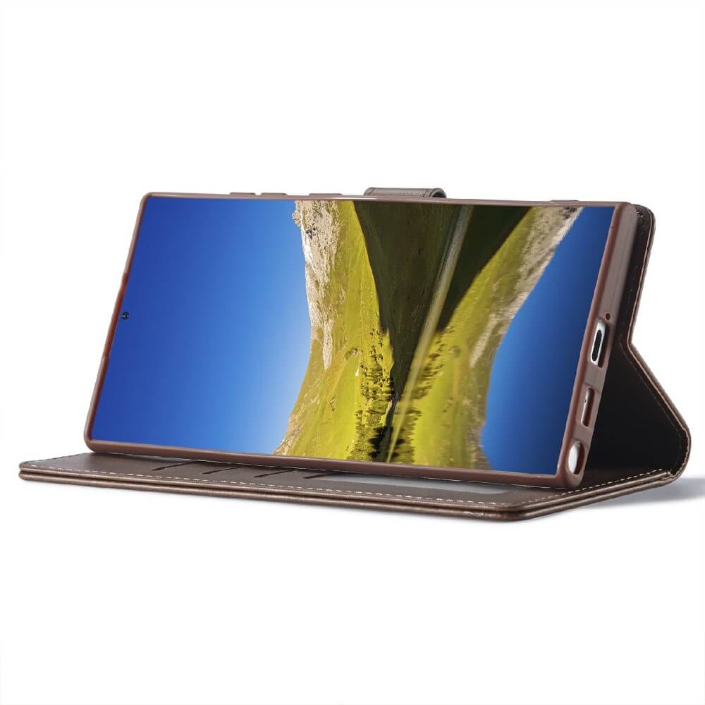 Galaxy S25 Ultra - LC.IMEEKE Custodia in pelle