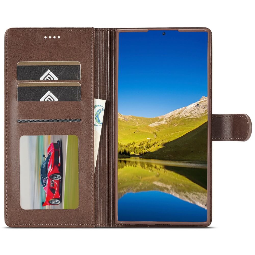 Galaxy S25 Ultra - LC.IMEEKE Custodia in pelle