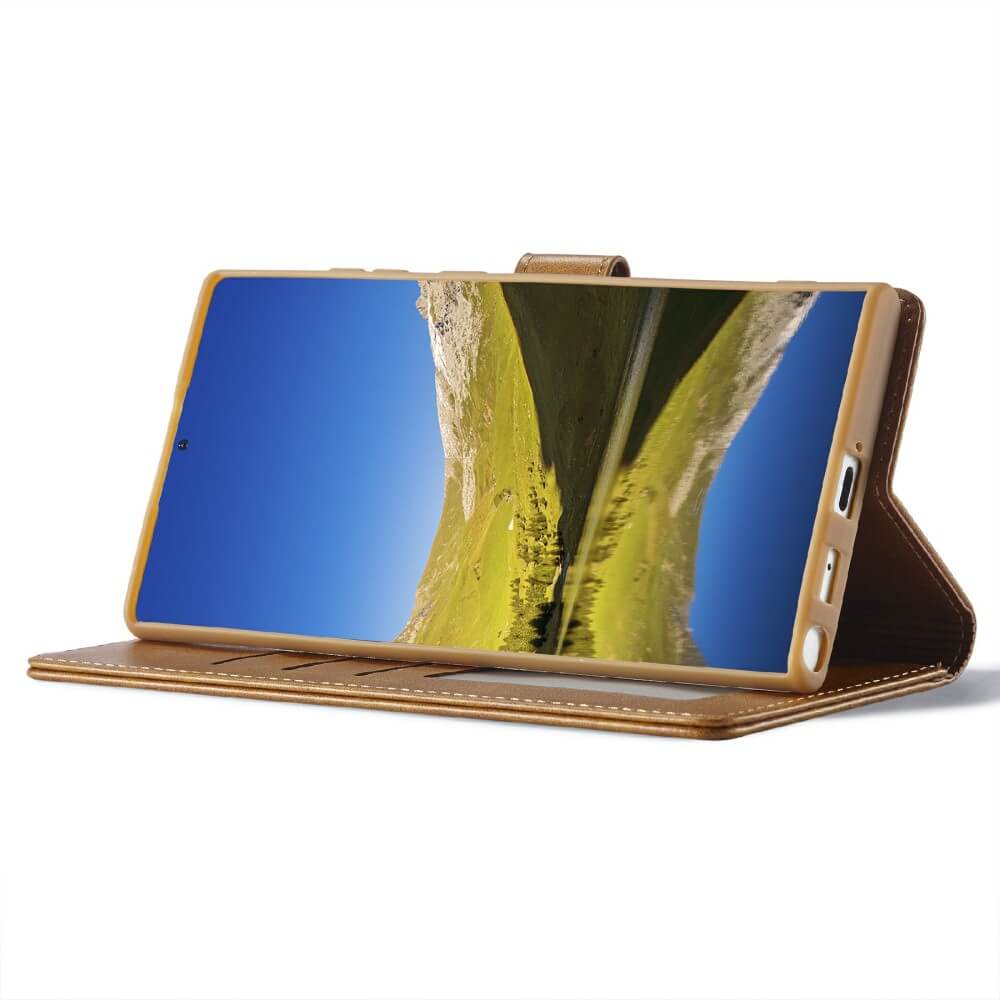 Galaxy S25 Ultra - LC.IMEEKE Custodia in pelle