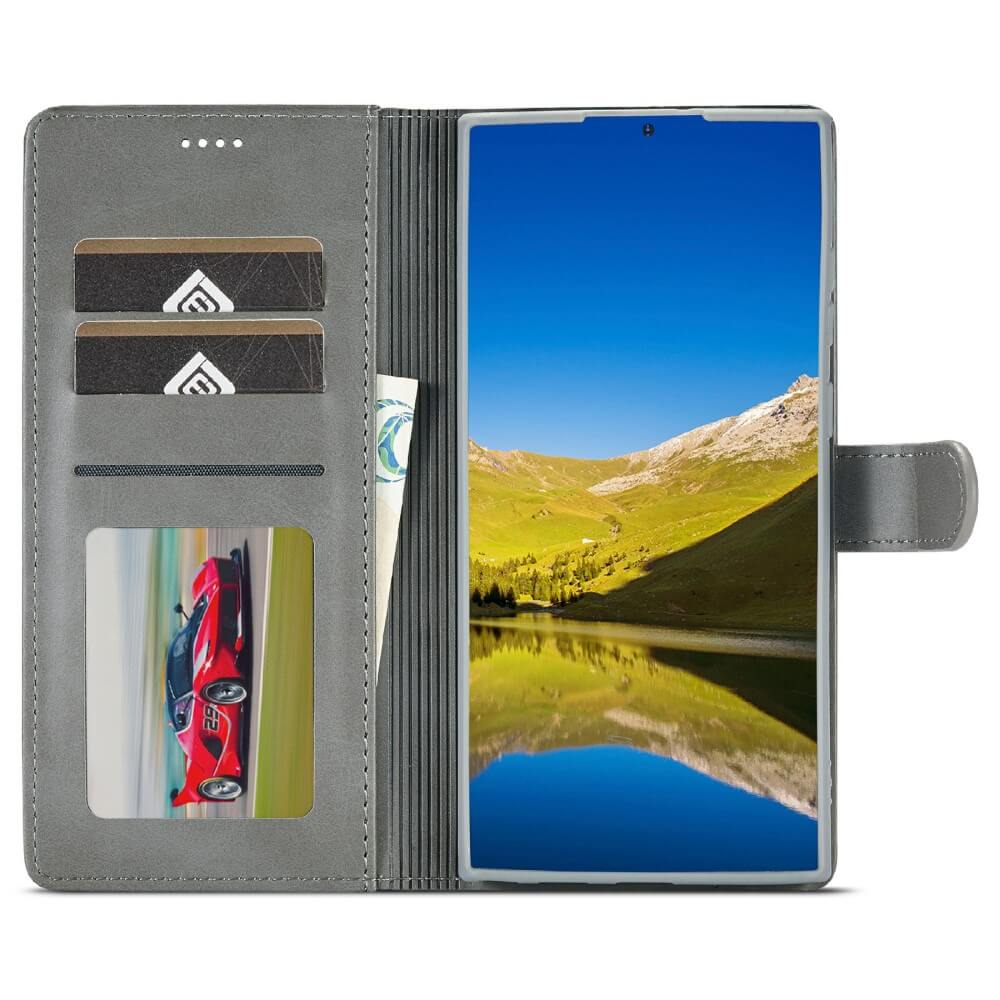 Galaxy S25 Ultra - LC.IMEEKE Custodia in pelle