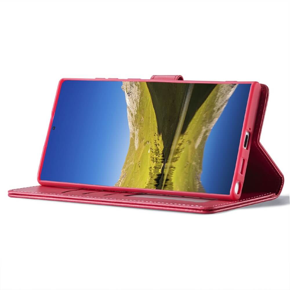 Galaxy S25 Ultra - LC.IMEEKE Custodia in pelle