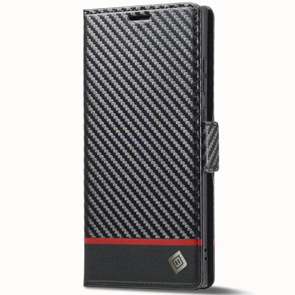 Galaxy S25 Ultra - LC.IMEEKE Custodia Carbon Fiber