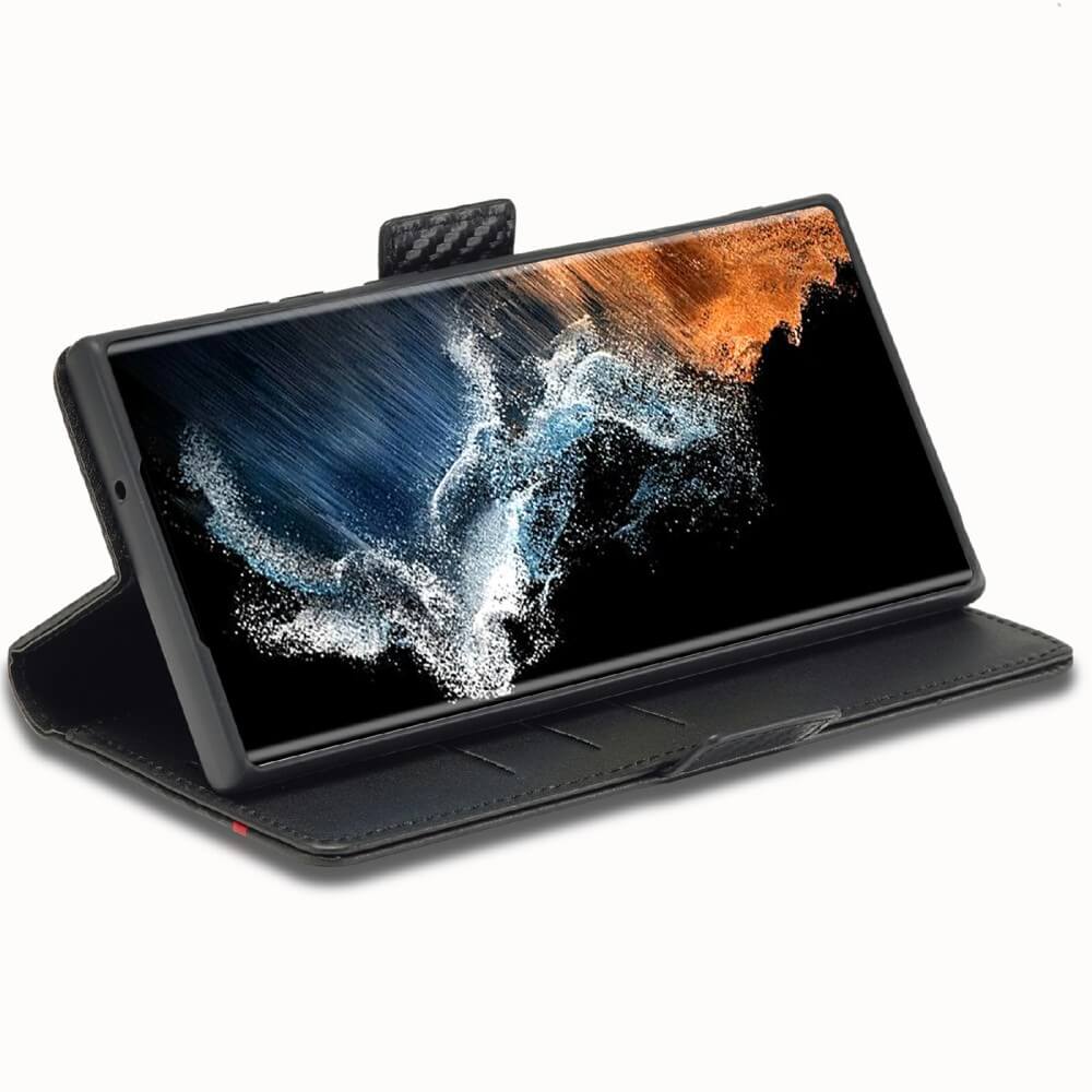 Galaxy S25 Ultra - LC.IMEEKE Custodia Carbon Fiber