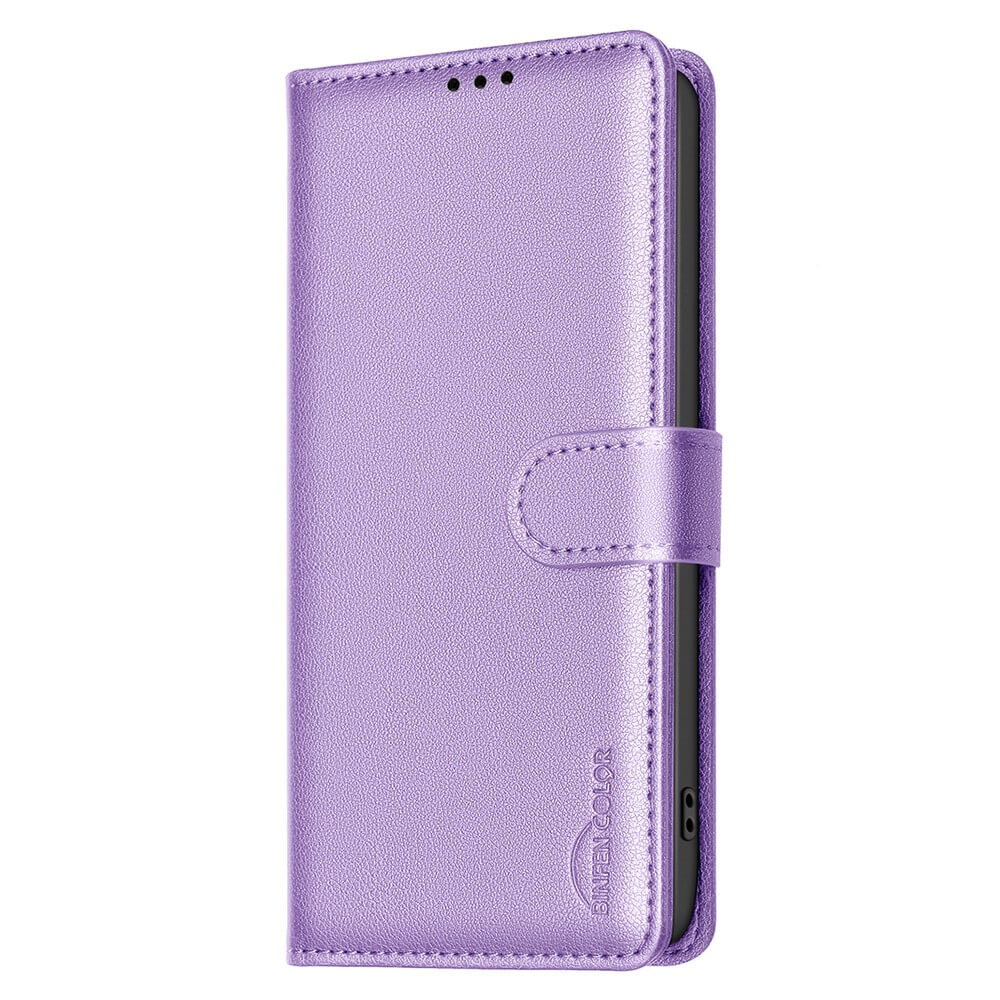 Galaxy A17 / A26 - BINFEN Leder Etui Hülle mit RFID Blocker