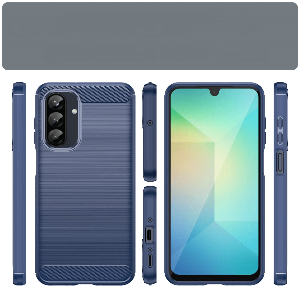 Galaxy A26 5G - Cover in look metallo carbonio
