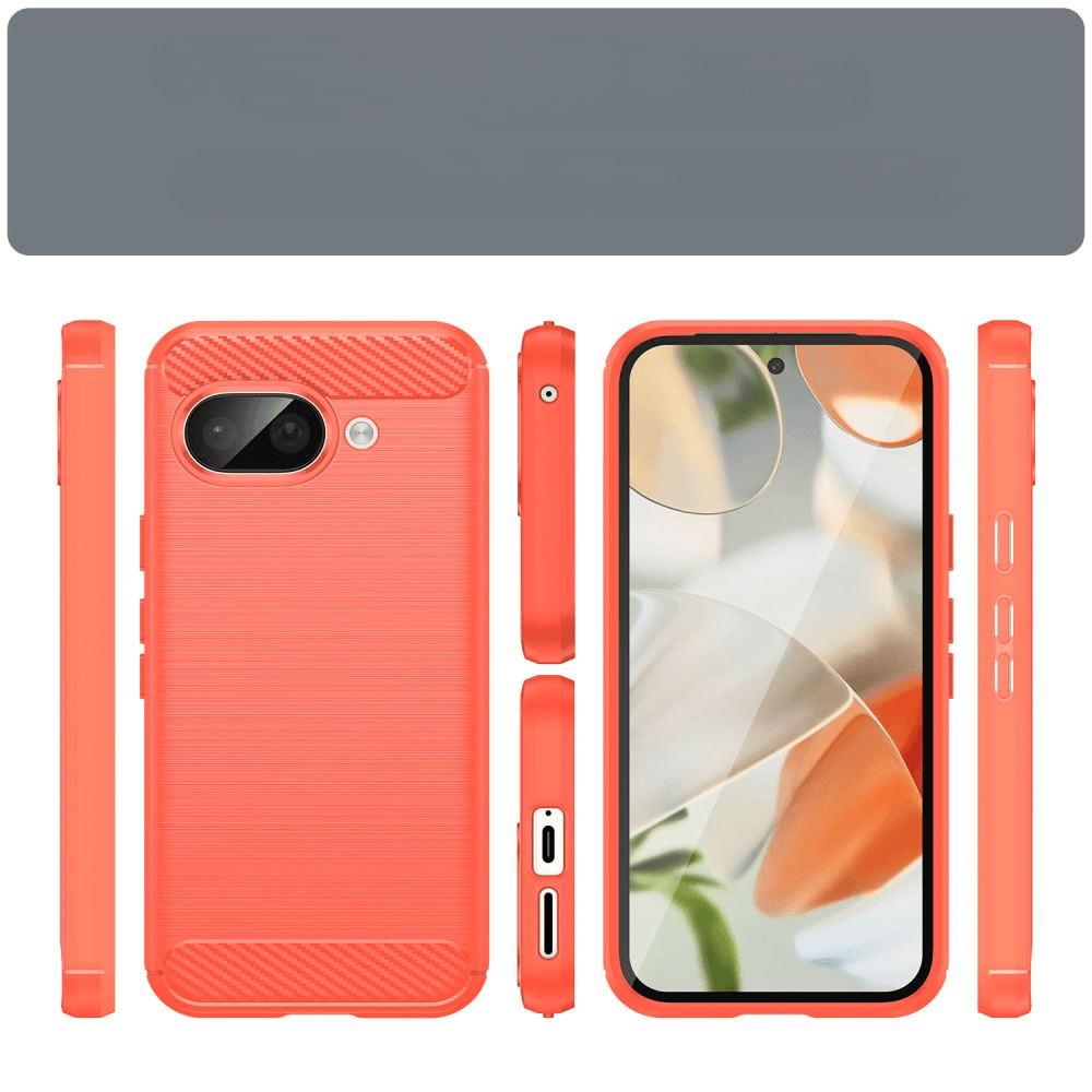 Google Pixel 9a - Metal Carbon Look Case