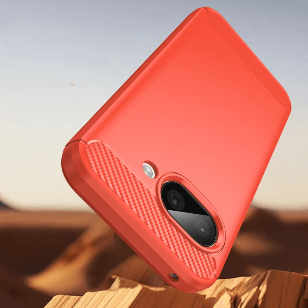 Google Pixel 9a - Metal Carbon Look Case