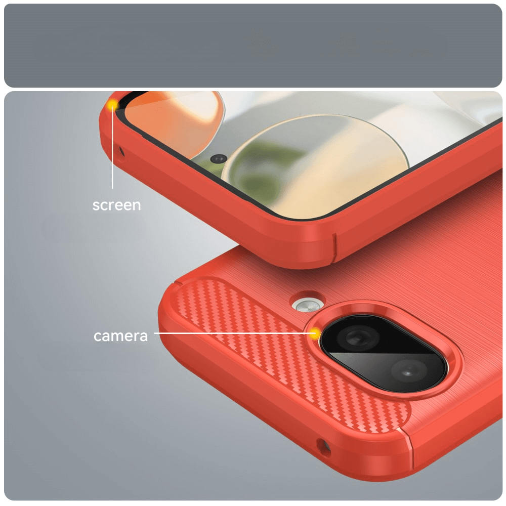 Google Pixel 9a - Metal Carbon Look Case