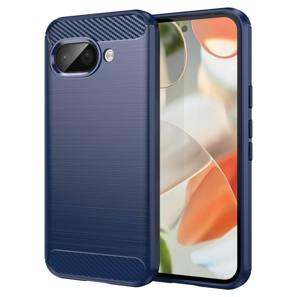 Google Pixel 9a - Metal Carbon Look Case
