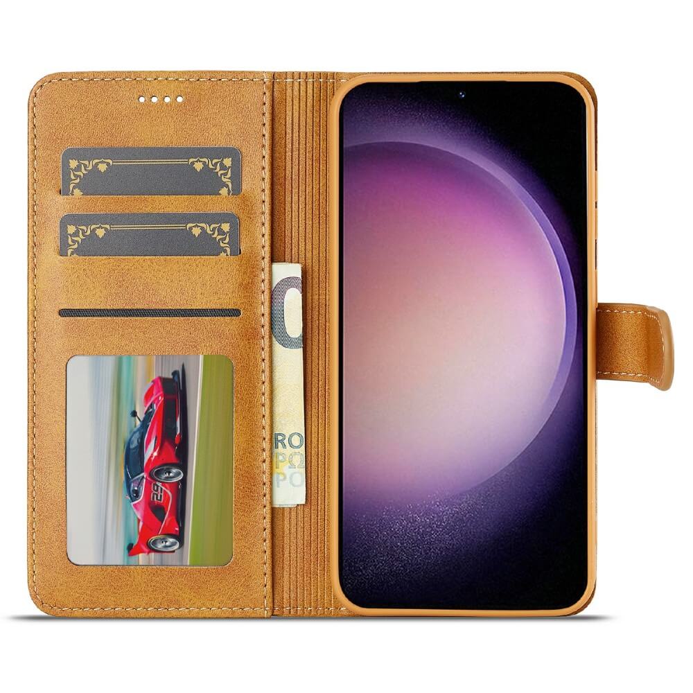 Galaxy S25+ Plus - LC.IMEEKE Custodia in pelle