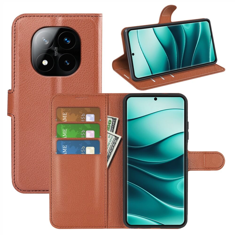 Xiaomi Redmi Note 14 Pro+ Plus - Leder Etui Hülle