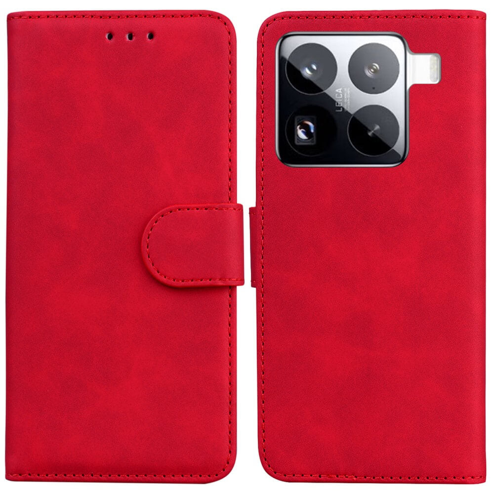 Xiaomi 15 Pro - Solide Leder Etui Hülle