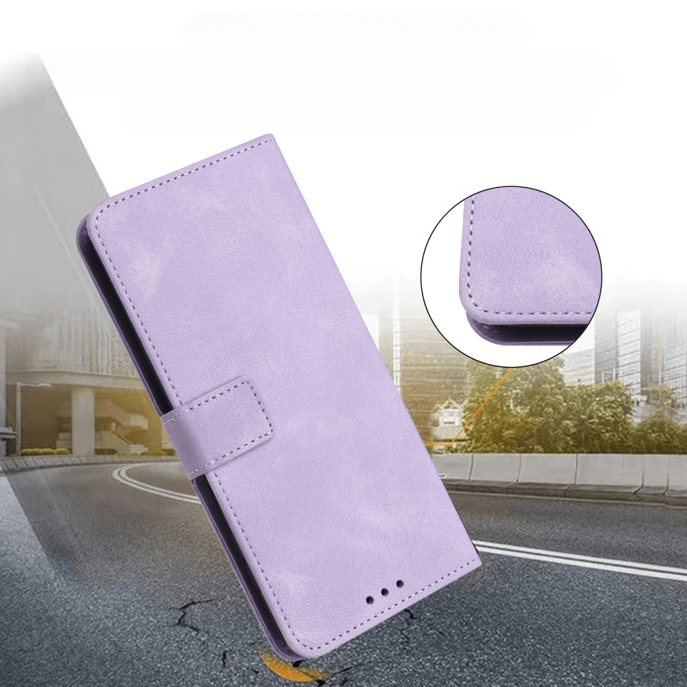 Galaxy A26 5G - Custodia in pelle scamosciata dal design vintage