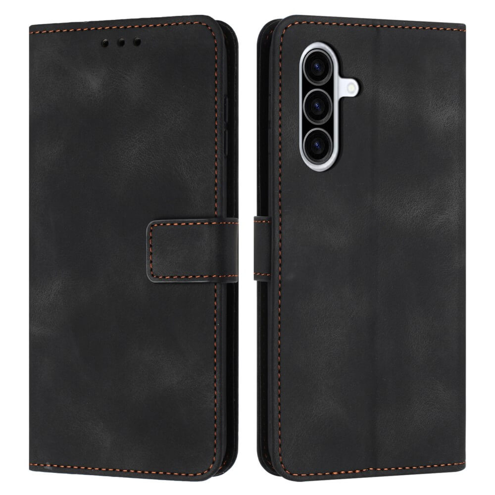 Galaxy A26 5G - Custodia in pelle scamosciata dal design vintage