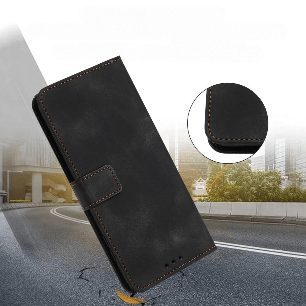 Galaxy A26 5G - Custodia in pelle scamosciata dal design vintage