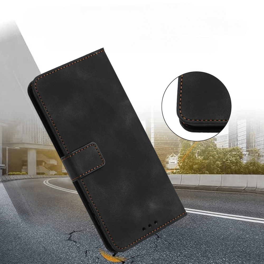 Galaxy A36 5G / A56 5G - Custodia in pelle scamosciata dal design vintage