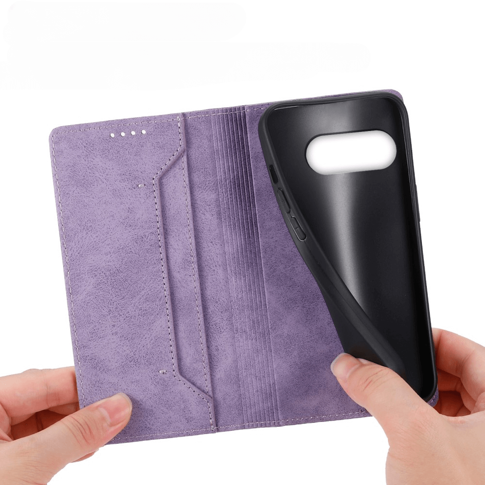 Google Pixel 9a - Custodia flip con blocco RFID