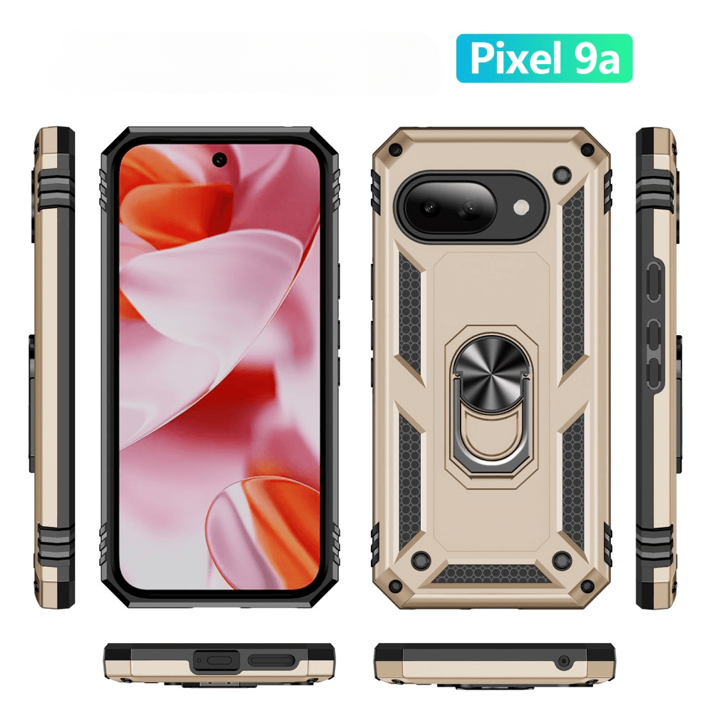 Google Pixel 9a - Robust Back Cover With Kickstand
