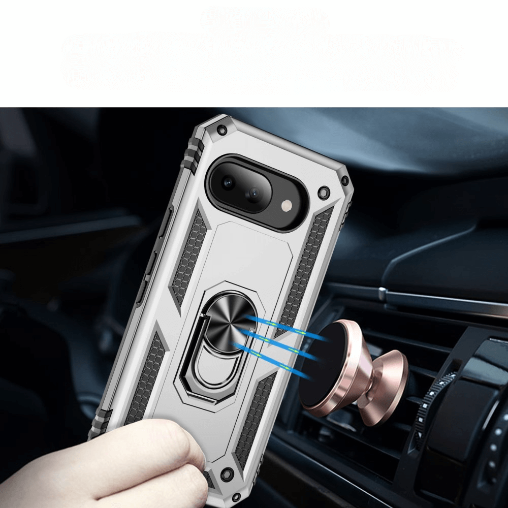 Google Pixel 9a - Robust Back Cover With Kickstand