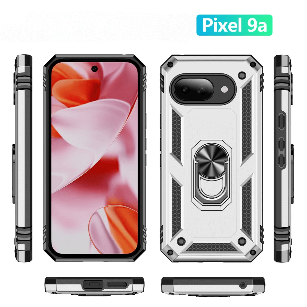 Google Pixel 9a - Robust Back Cover With Kickstand
