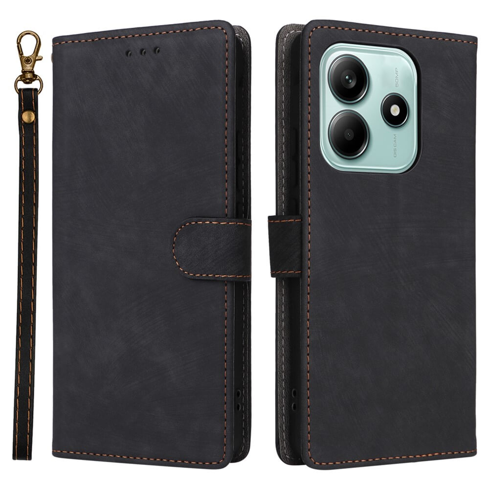 Xiaomi Redmi Note 14 5G - Ledertasche mit RFID Blocker