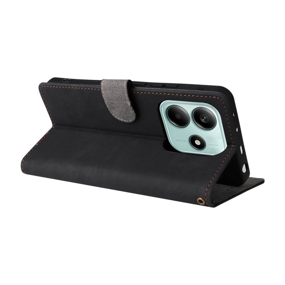 Xiaomi Redmi Note 14 5G - Ledertasche mit RFID Blocker