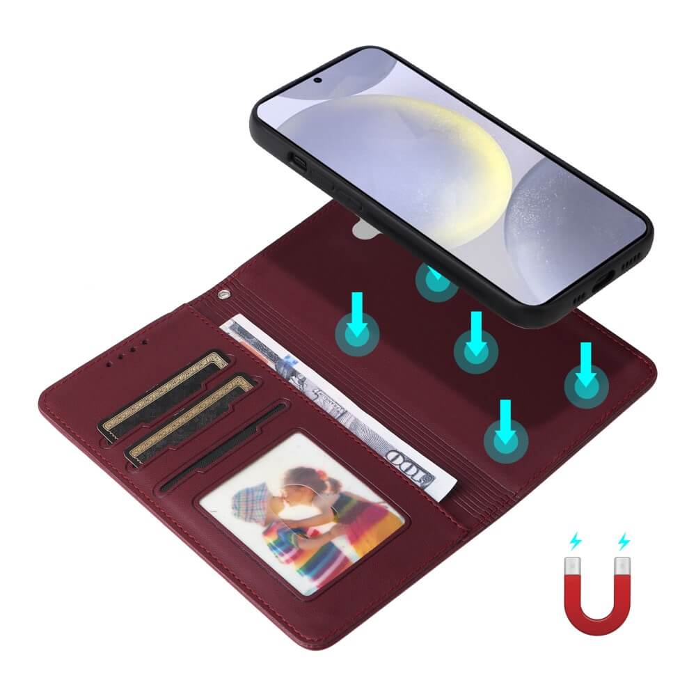 Galaxy S25+ Plus - Teilbare Brieftasche 2-in-1 Handyhülle
