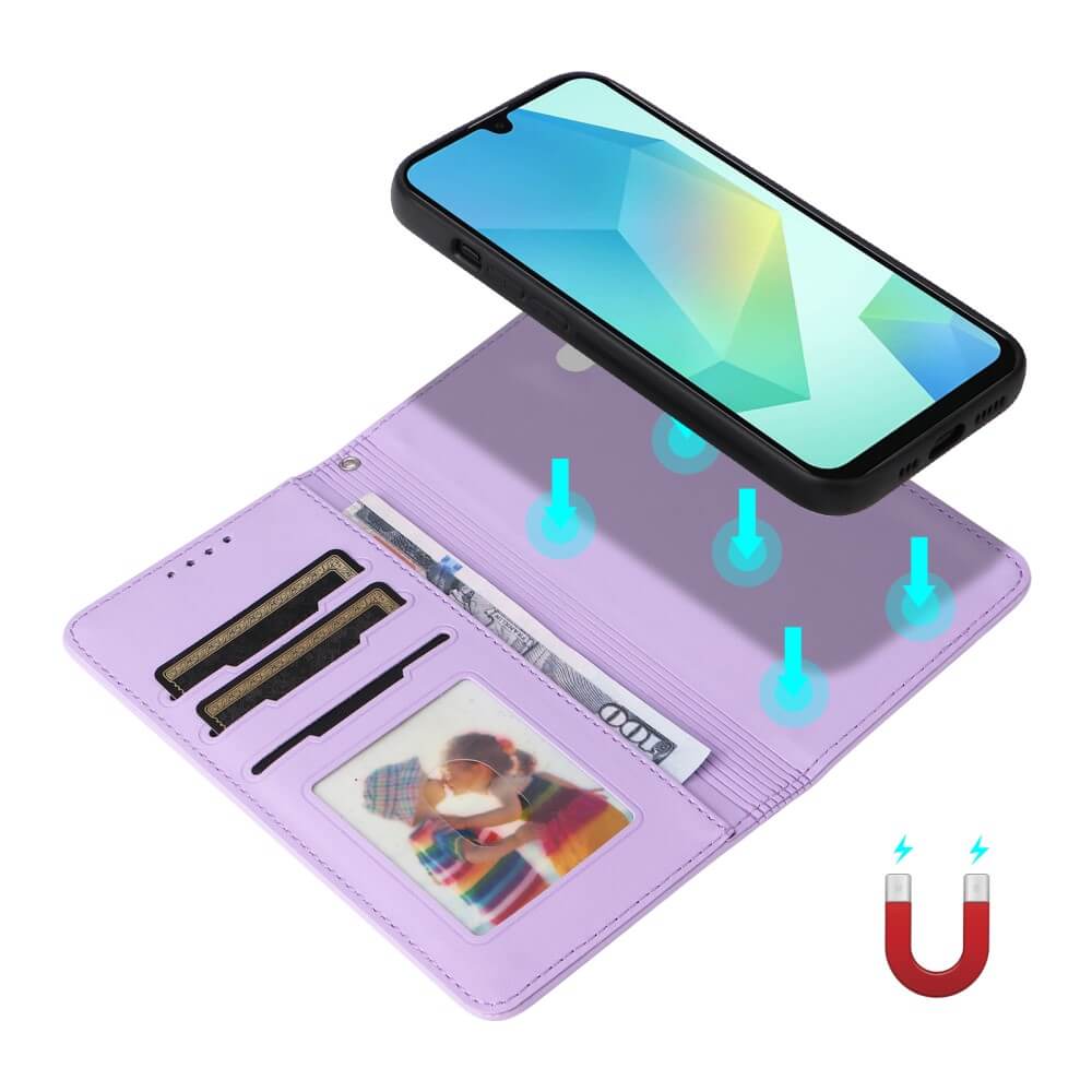 Galaxy A16 - Custodia portafoglio divisibile 2 in 1