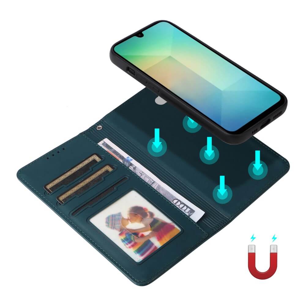 Galaxy A26 - Custodia portafoglio divisibile 2 in 1