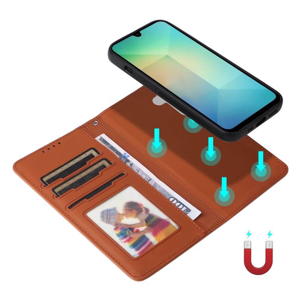 Galaxy A26 - Custodia portafoglio divisibile 2 in 1