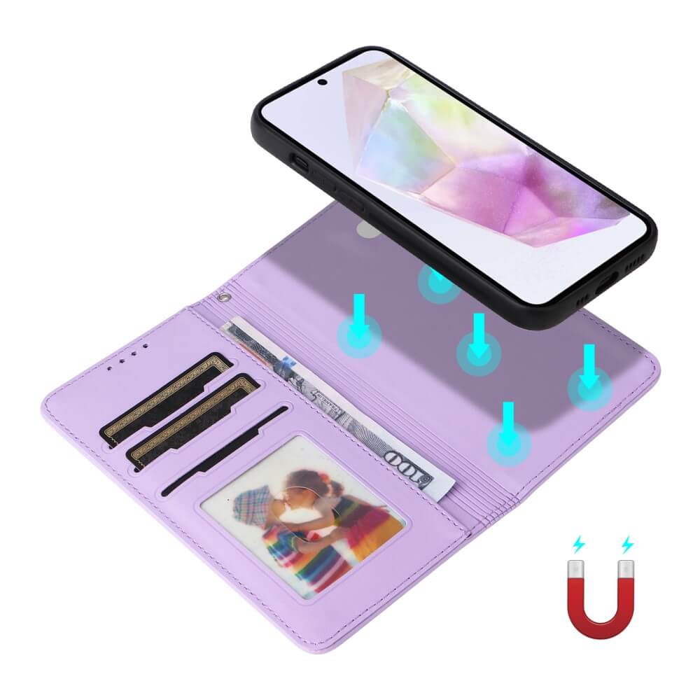 Galaxy A36 - Custodia portafoglio divisibile 2 in 1