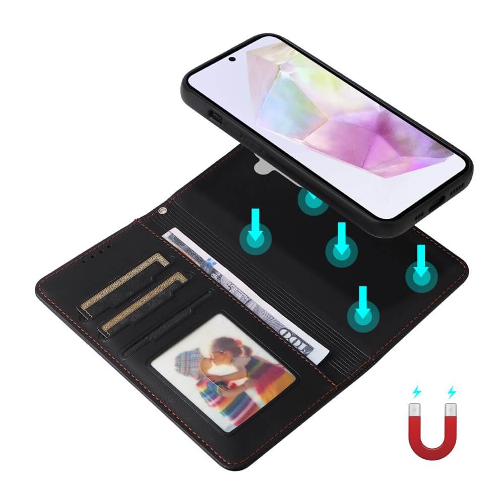 Galaxy A36 - Custodia portafoglio divisibile 2 in 1