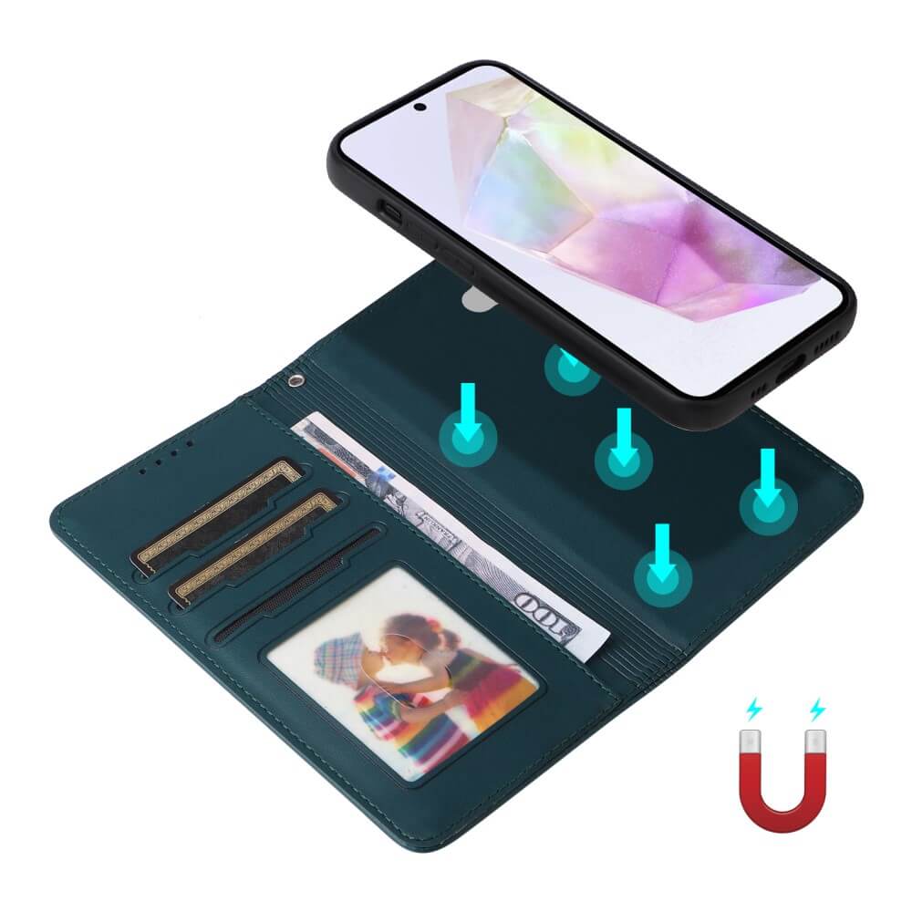 Galaxy A36 - Custodia portafoglio divisibile 2 in 1