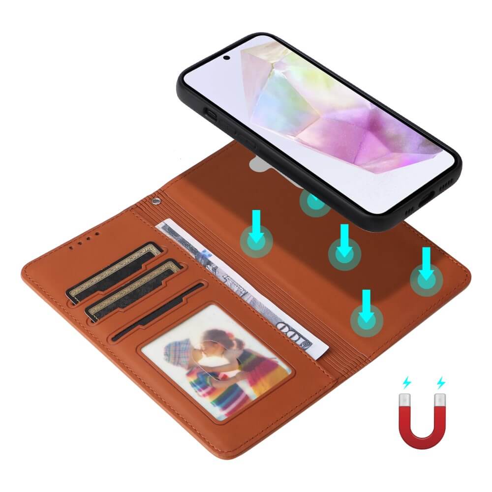 Galaxy A36 - Custodia portafoglio divisibile 2 in 1