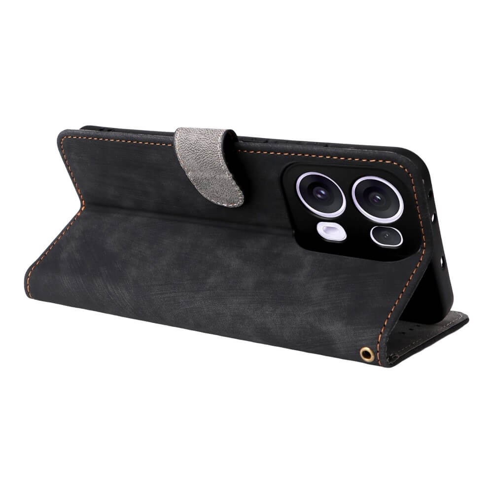 OPPO Reno13 Pro 5G - Ledertasche mit RFID Blocker