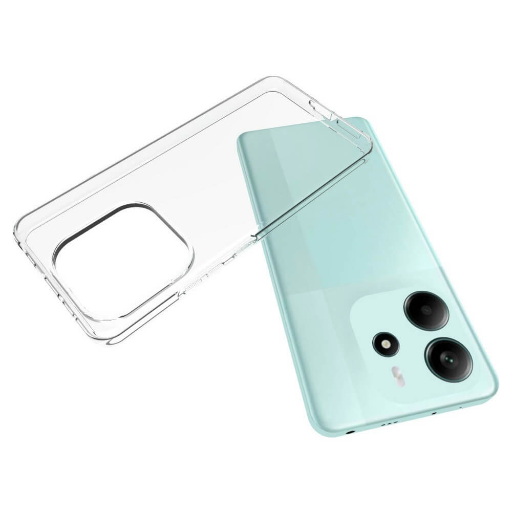 Xiaomi Redmi Note 14 4G - Coque en caoutchouc silicone transparente