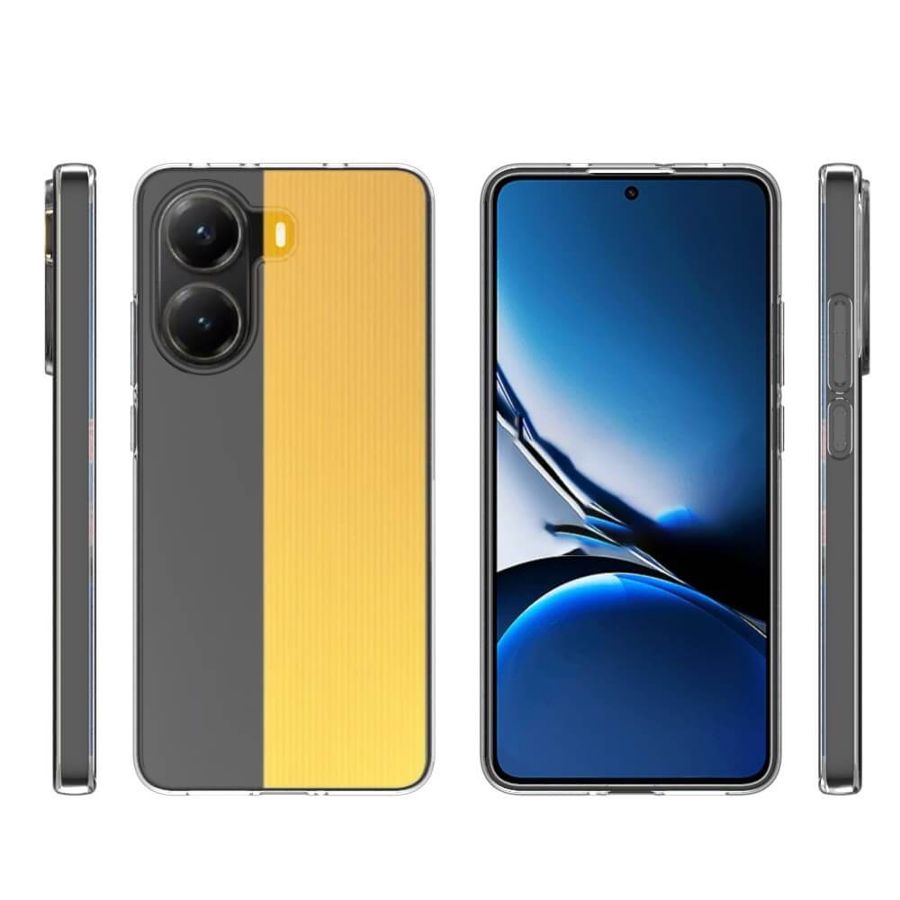 Xiaomi Poco X7 Pro - Custodia in gomma trasparente